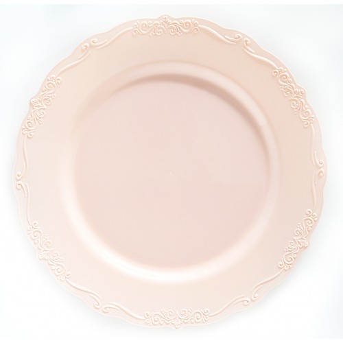 Casual - 10 Elegant Pink Dessert Plates 19cm / 7.5inch