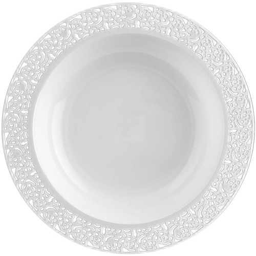 Inspiration - 10 Elegant White Soup Bowls 400ml / 13.5oz