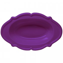 Festive - 12 Party Purple Oval Dessert Bowls 150ml / 5oz