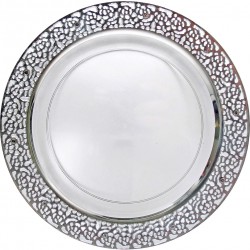 Inspiration - 10 Elegant Transparent/Silver Dessert Bowls 150ml / 5oz