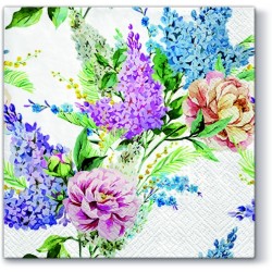 20 Napkins Spring Lilac - 33x33cm / 13x13inch 3 ply