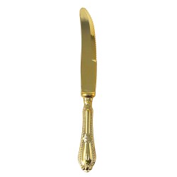Baroque - 12 Elegant Gold Knives 
