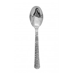 Hammered - 20 Elegant Silver Spoons 