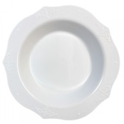 Antique - 20 Elegant White Soup Bowls 400ml / 13.5oz