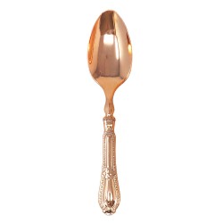 Baroque - 12 Elegant Rose Gold Spoons 