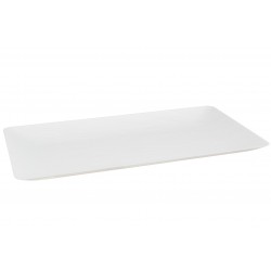 Mahogany -  Elegant White Serving Tray 14x35cm / 5.5x13.7inch